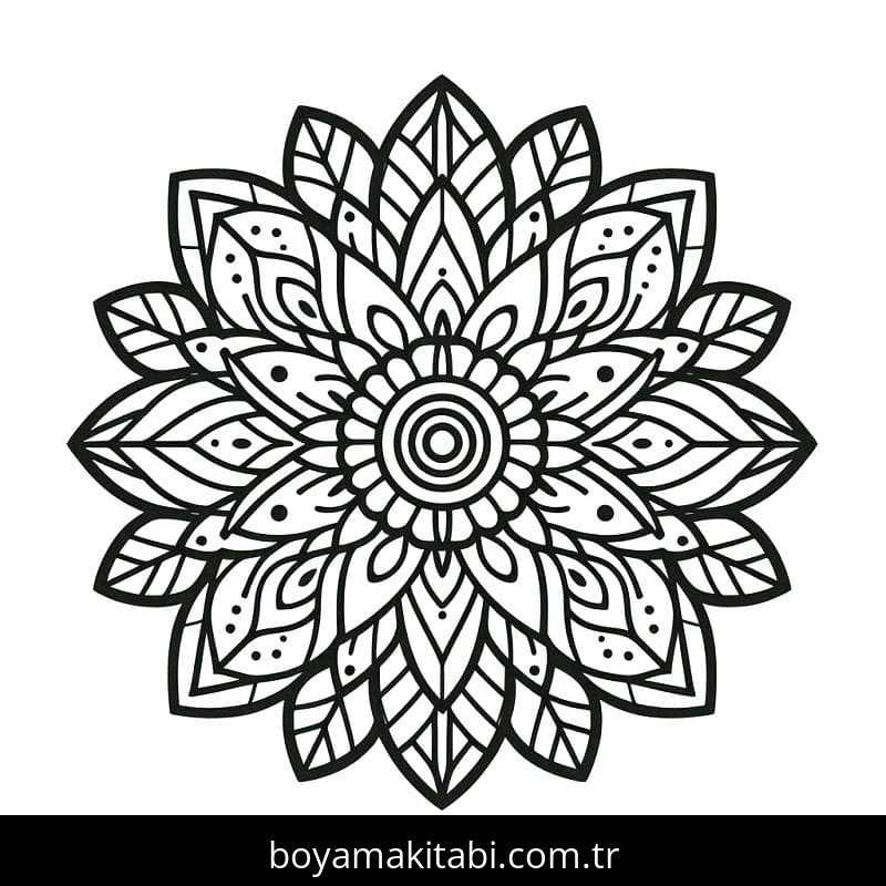Çiçek Mandala
