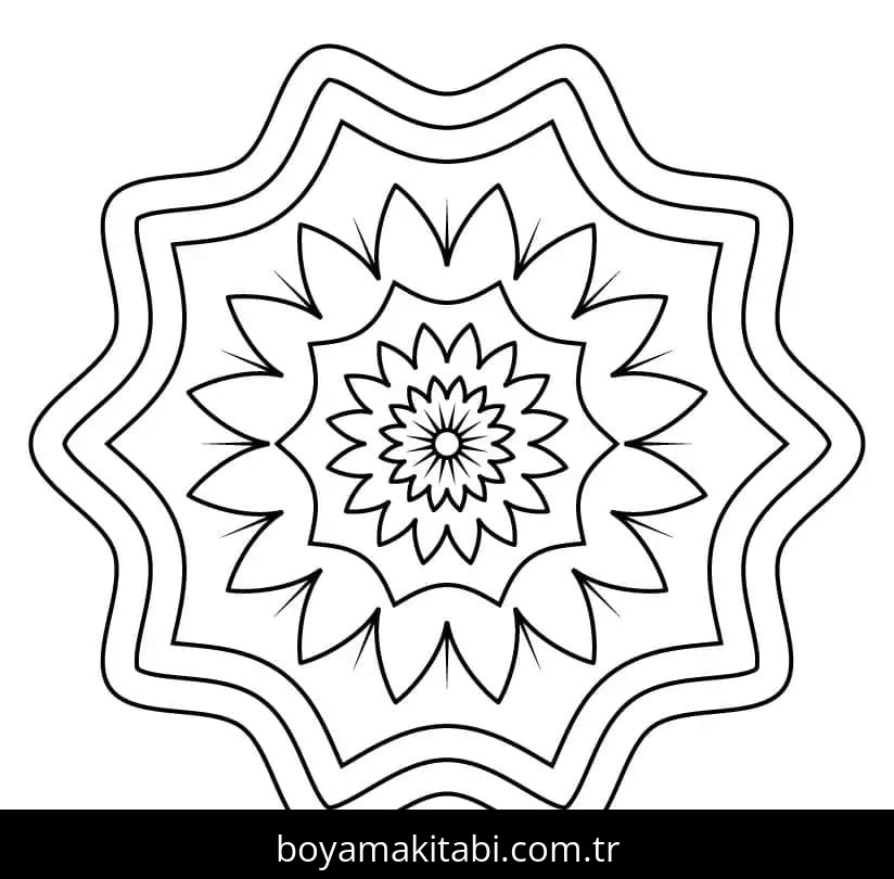 Çiçek Mandala