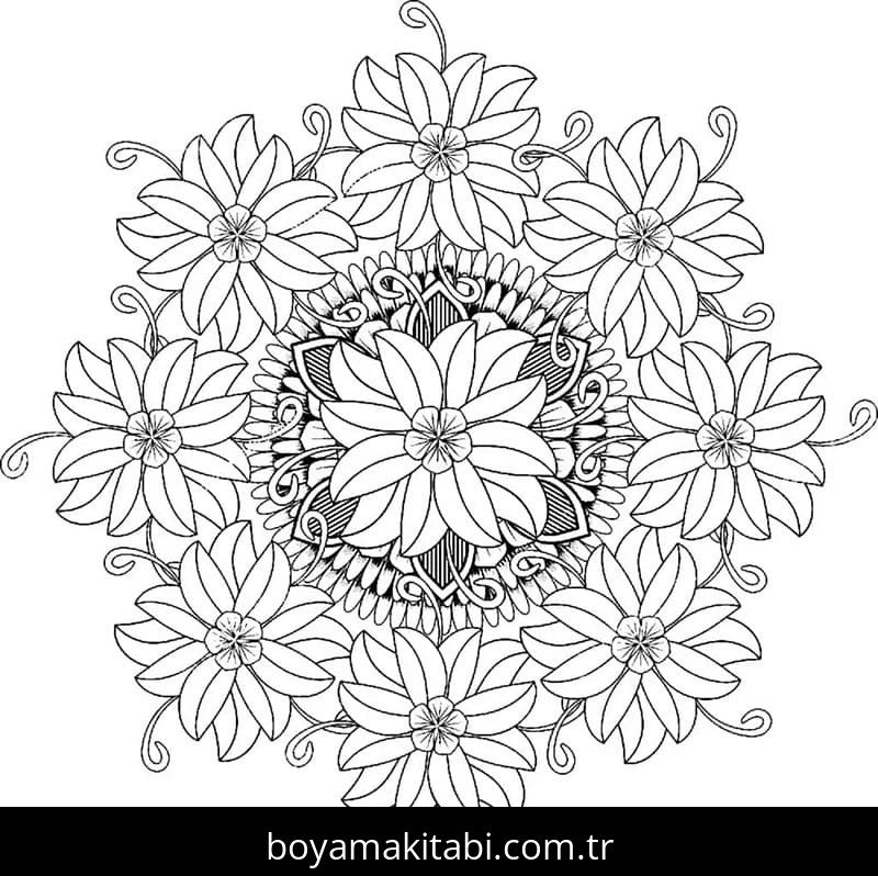 Çiçek Mandala