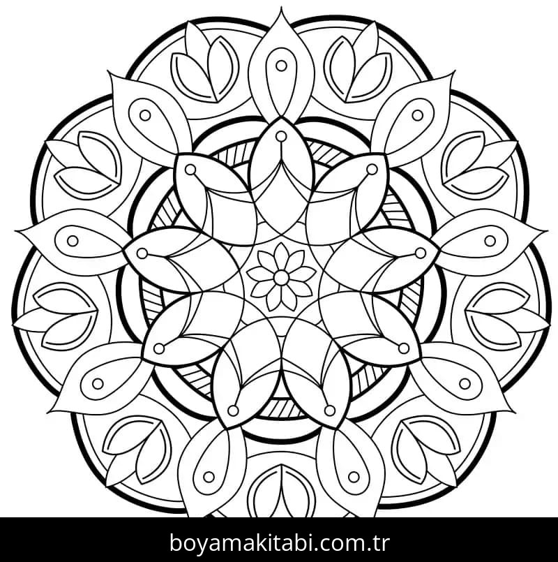 Çiçek Mandala