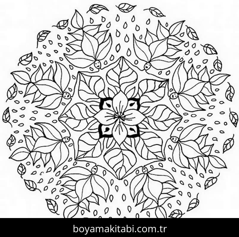 Çiçek Mandala